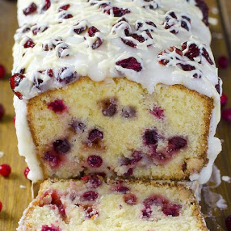 Christmas Cranberry Pound Cake