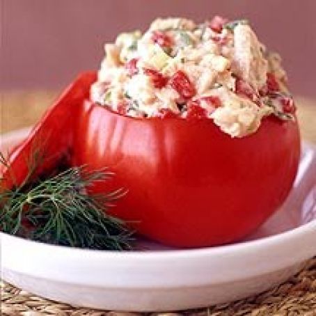 Roasted Red Pepper Tuna Salad 