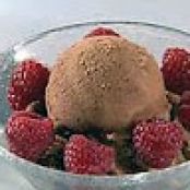 Chocolate Orange Mousse with Raspberries
