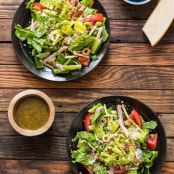 Ham and Swiss Salad (1905 Salad) with Garlic Dressing