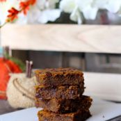 Paleo Ooey Gooey Chocolate Chip Pumpkin Bars