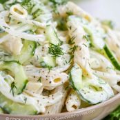 Creamy Cucumber Pasta Salad