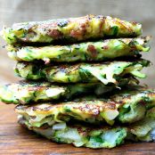 Zucchini Fritters with Tzatziki