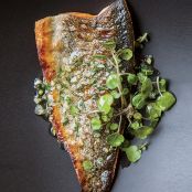 Trout with Preserved Lemon Vinaigrette