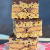 Peanut Butter Cup Rice Krispie Treats