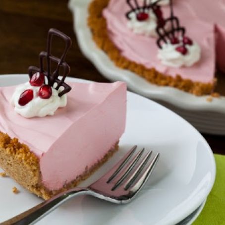 Pomegranate Mousse Pie