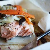Salmon Papillotes with Fennel, Potatoes, and Olives