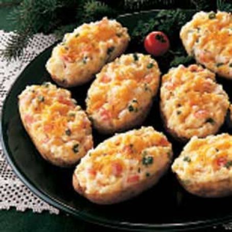 Crab Stuffed Potatoes