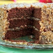 German Chocolate Cake with Coconut Frosting