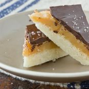 Irish Shortbread Toffee Bars