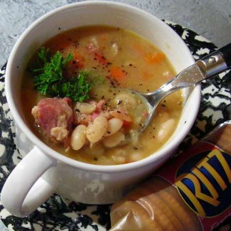 White Bean Soup with Ham