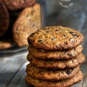 Cookie - crunchy Paleo Chocolate Chip Cookies - Gluten-Free