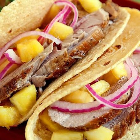 Grilled Pork Tacos with Pineapple Salsa