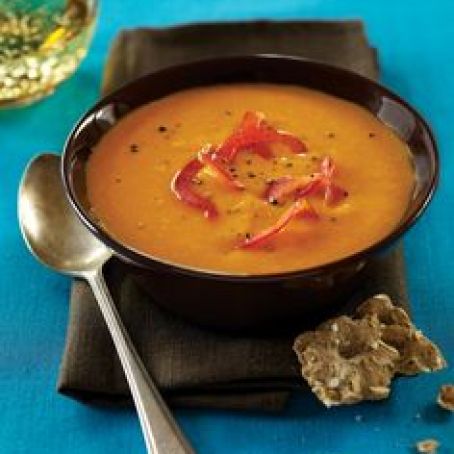 Red Pepper Carrot Soup Recipe