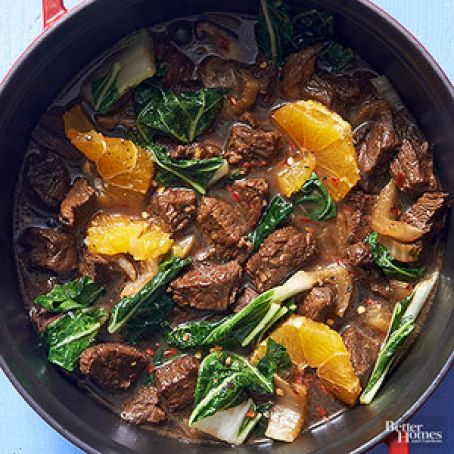 Orange Teriyaki Beef Stew