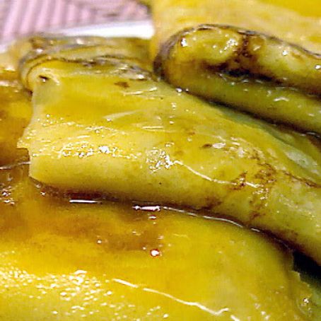 Crepes Suzette au Beurre d'Orange