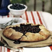 Blueberry and Blackberry Galette with Cornmeal Crust