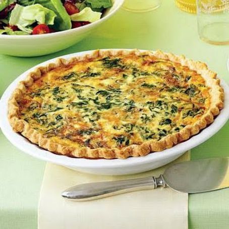 Spinach & Gruyère Quiche