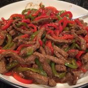 Gingered Pepper Steak