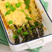 Cheesy Baked Asparagus