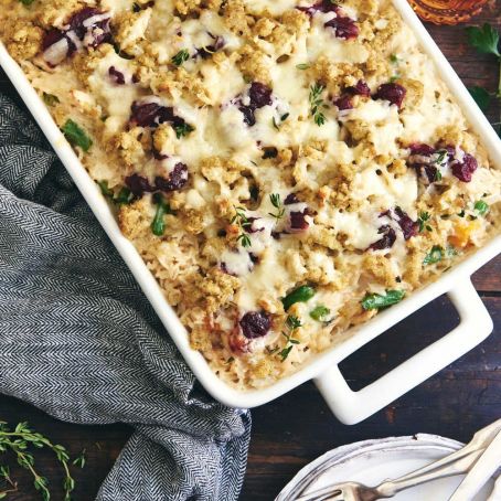 Cheesy Rice Thanksgiving Bake