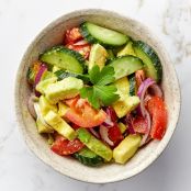 Cucumber, Tomato, & Avocado Salad