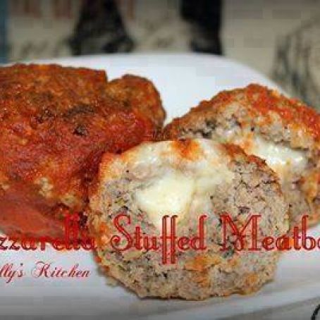 Mozzarella Stuffed Meatballs