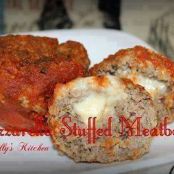 Mozzarella Stuffed Meatballs