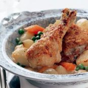 GRATINEED CHICKEN IN CREAM SAUCE