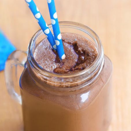 Chocolate Fudge Protein Shake~Chocolate-Covered Katie