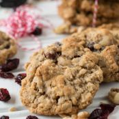 Cranberry Walnut Oatmeal Cookies