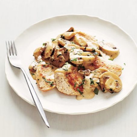 Chicken With Creamy Mushrooms