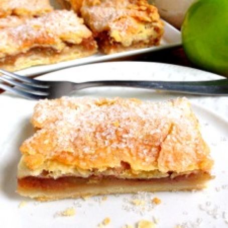 old-fashioned apple slab