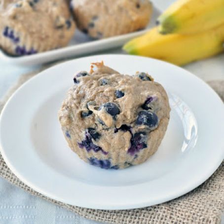 Banana Blueberry Muffins