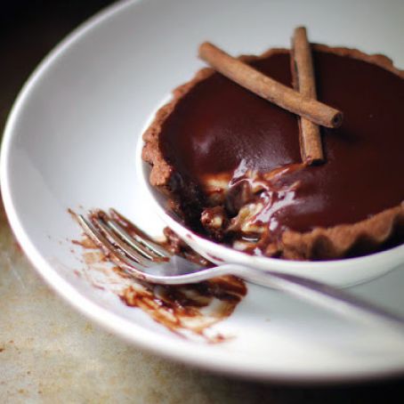 Chocolate and Banana Tart