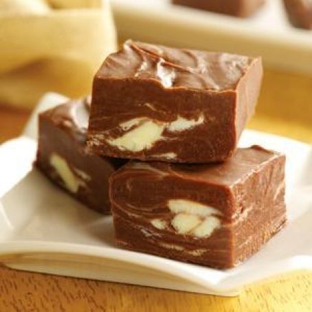 Marbled Chocolate Fudge