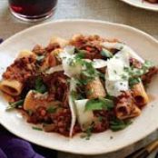 Rigatoni with Grilled Beef and Gravy