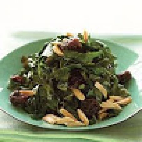 Sauteed Collard Greens with Raisins
