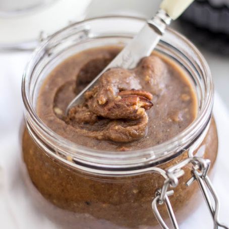 Buttered Pecan Pie in a Jar