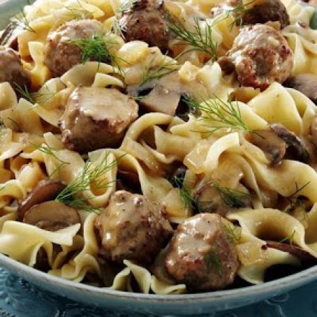 GROUND*****Mom's Meatball Stroganoff