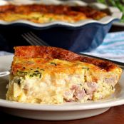 Ham, Cheese and Onion Quiche