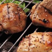 Honey-Glazed Grilled Chicken Thighs