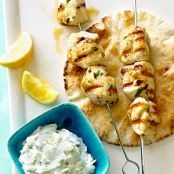 BREAST****Chicken Souvlaki with Tzatziki Sauce (ActiFry)