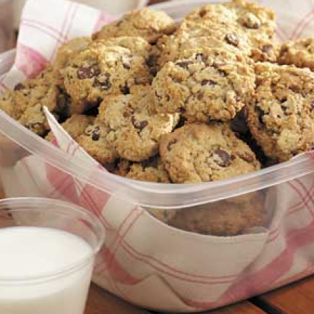 Chocolate Chip Oatmeal Cookies Recipe