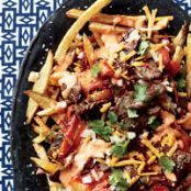 French Fries with Bulgogi and Caramelized Kimchi