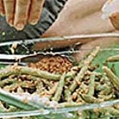 Green Beans with Peanut-Ginger Dressing