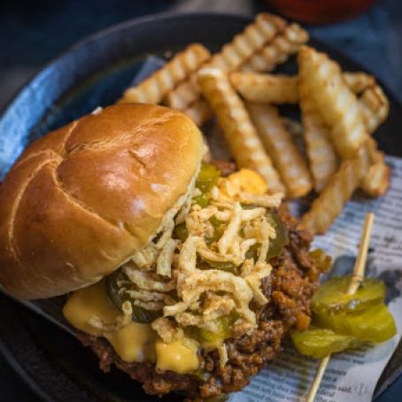 Loaded Slow Cooker Sloppy Joes