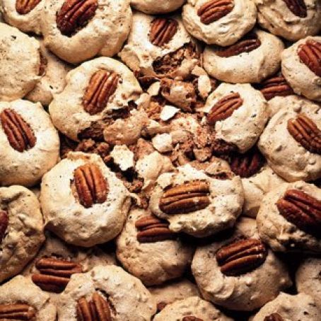 PECAN MOCHA MERINGUES