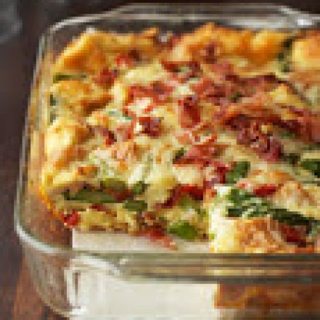 Bacon-Asparagus Strata