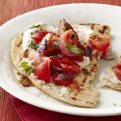 Grilled Bread With Tomato-Ginger Salad